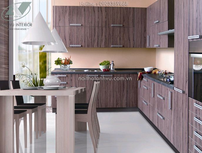 Cách bài trí phòng bếp theo phong cách cổ truyền